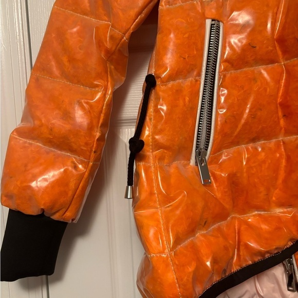 Flo & Clo Transparent Down Coat - Picture 9 of 12